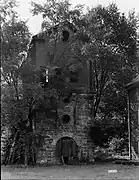 Historic American Buildings Survey Nathaniel R. Ewan, Photographer July 30, 1936 ENGINE HOUSE - EAST ELEVATION - Oxford Furnace, Oxford, Warren County, NJ