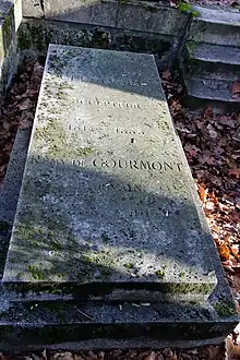 Tomb of Auguste Clésinger, Remy de Gourmont and Berthe de Courrière