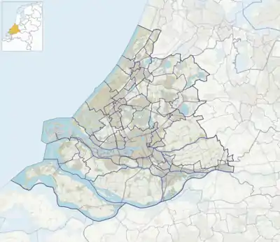 2020–21 Hoofdklasse is located in South Holland