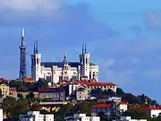 Metallic tower of Fourvière