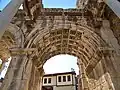 Hadrian's Gate arch detail