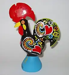 The legendary Galo de Barcelos is widespread as a souvenir of Portugal