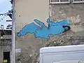 “The Mediterranean sea” – Street Art, Haifa.