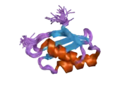 1yjt: Solution structure of the Cu(I) form of the sixth soluble domain A69P mutant of Menkes protein