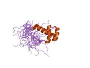 2da5: Solution structure of the second homeobox domain of Zinc fingers and homeoboxes protein 3 (Triple homeobox 1 protein)