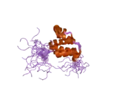 2dbh: Solution structure of the carboxyl-terminal CARD-like domain in human TNFR-related death receptor-6