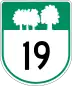 Route 19 marker