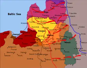 Image 36Soviet offensive, 1918–1919 (from History of Latvia)