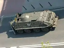 Polish Police in Warsaw - BTR-60PB.