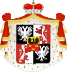 Coat of arms of Princes Sułkowski, 1752