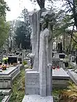 Tomb of Janina Gałowa, statue by Gosławski