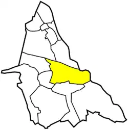 Location of Brzezinka within Mysłowice