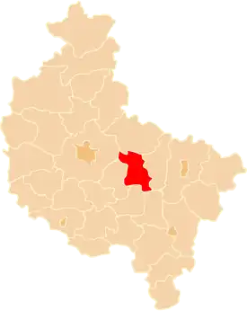 Location within the voivodeship