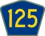 Highway 125 marker