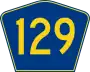 Highway 129 marker