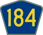 Highway 184 marker