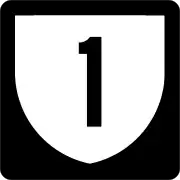 Highway 1 marker