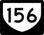 Highway 156 marker