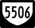 Highway 5506 marker