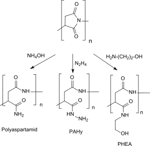 polysuccinimide Derivatisierung