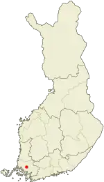 Location of Paattinen in Finland