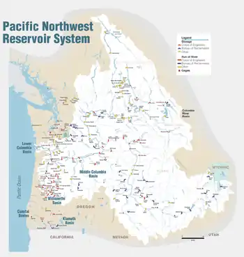 Columbia River Basin dams