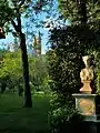 The Basilica of St. Antonius in the background