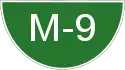 M-9 motorway shield}}