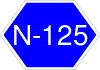 National Highway 125 shield}}