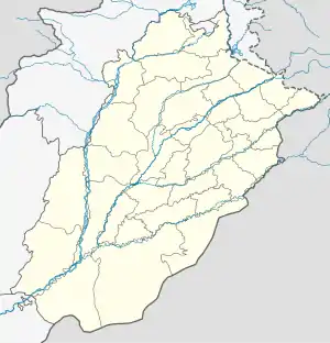 Painsra is located in Punjab, Pakistan