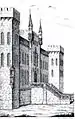 Engraving of the Palace of the Thirteens around 1610. The edifice was the seat of the Metz republic parliament.