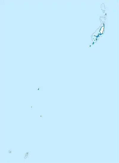 Peleliu Airfield is located in Palau