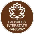 Palisades Interstate Parkway marker