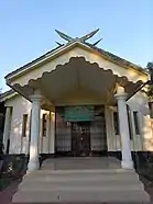 A temple (rebuilt) inside the Panam Ningthou Sacred Site