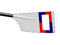 Image showing the rowing club's blade colours