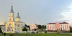 Panorama of the town center