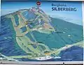 Panoramic map cable railway Silberberg - summer version