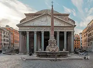 Image 40The Pantheon in Rome, a Roman temple originally built under Augustus, later converted into a Catholic church in the 7th century (from Roman Empire)