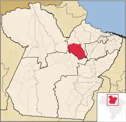 Location in the State of Pará