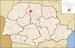 Location in Paraná