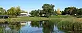 Parc Cartier-Brébeuf on the shore of the Saint-Charles River