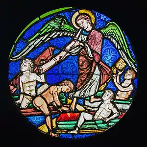 The Resurrection of the dead (late 12th century) (Musée de Cluny)