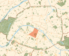 Location within Paris