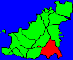 Location of St. Martin in Guernsey