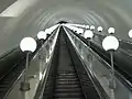 The escalators