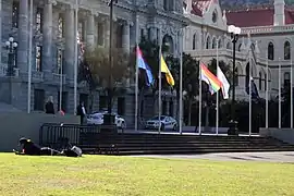 LGBT flags flown at half-mast