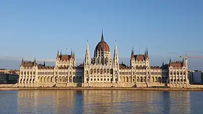 Hungarian Parliament Building, Budapest, Hungary: 1885–1904