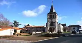 The church in Nuaillé