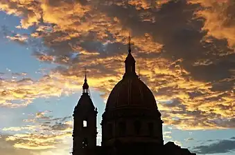 N. Sra. de la Luz Church at sunset