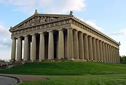 Image 16Nashville's replica of the Parthenon (built 1897) (from History of Tennessee)